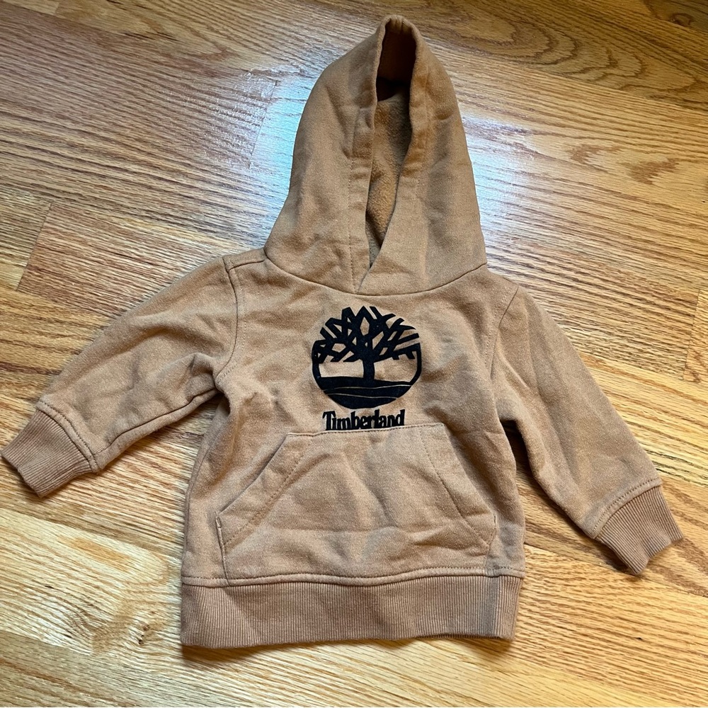 Timberland logo hoodie size 12 months
